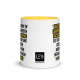 Mug 11oz (Quote): “Success is a way of learning from both victory and defeat...”